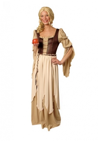 Mittelalter Kleid Baronin Freifrau Magd Karneval Fasching Kostüm