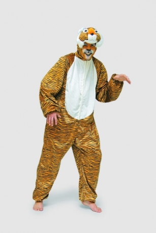 Tiger Tierkostüm Herrenkostüm Fasching Karneval Motto