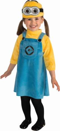 Female Minion Toddler Größe T ca. 12-18 Monate