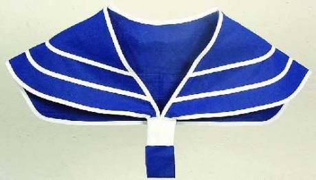 Matrosenkragen blau Sailor Seemann Matrose Karneval Fasching Kostüm