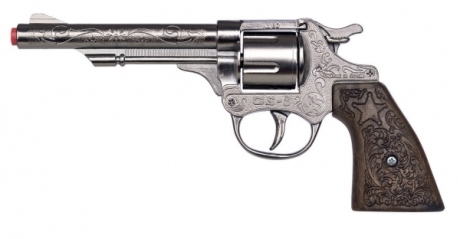 8-Schuss-Revolver Cowboy Cowboygewehr Wilder Westen Zubehör Pistole