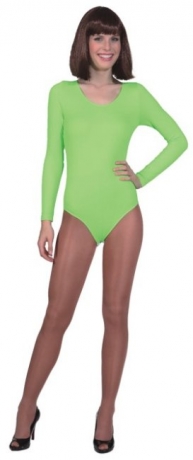 Body neongrün Faschingsbody Kinderbody Zubehör Fastnacht