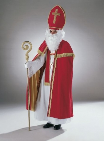 Bischof Unterkleid mit Spitze St. Nikolaus Weihnachten