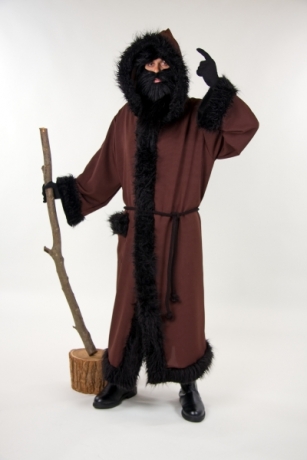 Knecht Ruprecht Krampus Mantel Nikolaus Bart / Perücke