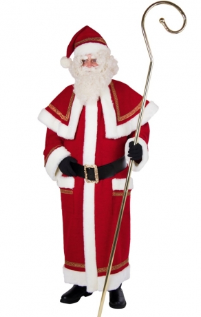 Qualitativ hochwertiger Mantel Nikolaus Weihnachtsmann Deutsche Herste