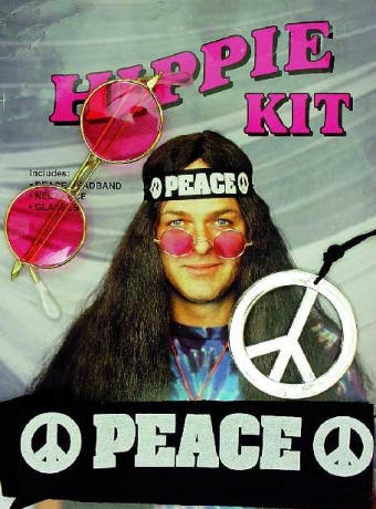 Hippie Peace Zubehör 60er Jahre Karneval