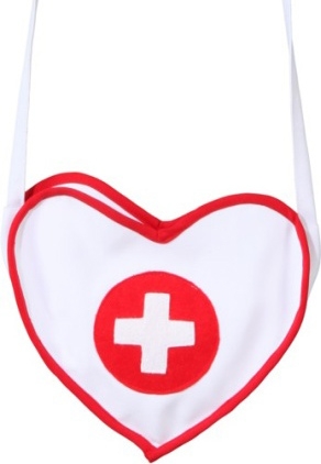 Krankenschwestertasche Accessoires Fasching Karneval Tasche Zubehör