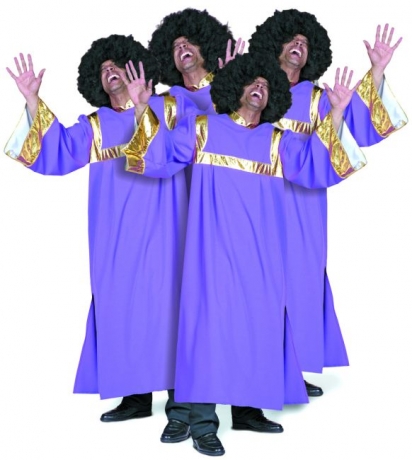 Gospel Gospelsänger Gospelchor Karnevalkostüm Kostümparty