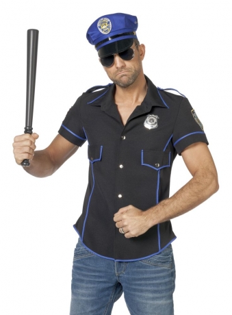 Polizeihemd Polizeikostüm Police Polzei 48 52 56 60