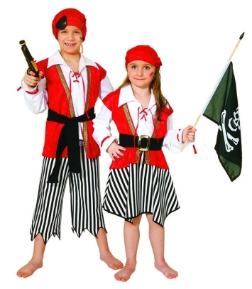 Kinder Kostüm Piratin Seeräuberin Karneval Fasching Rub 