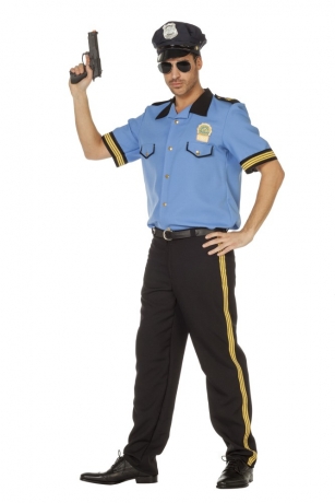 Polizeikostüm Polizist Polizeihemd + Polizeihose 48 50 52 54 56 58 60
