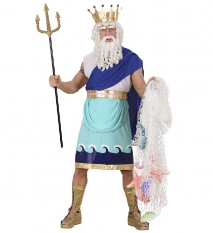 Wassermann Neptun Poseidon Atlantis Herrenkostüm