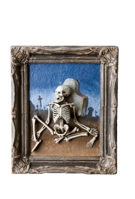 DE Halloween Aufhängen Geist Figur Stimmenkontrolle Fasching Dekoration Skelett 