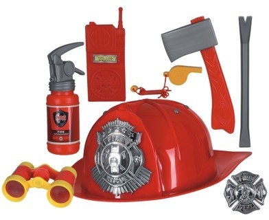 Feuerwehr Feuerwehrkostüm 8 teiliges Set Kinder