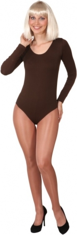 Body braun Damenbody Kinderbody Fastnacht Party Kostümfest