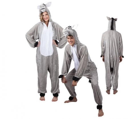 Esel Eselkostüm Donkey Overall Junggesellenabschied Tierkostüm