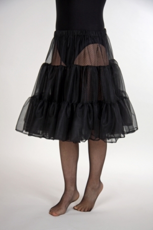 Petticoat Unterrock schwarz oder weiß Universalgröße
