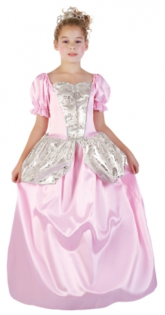 Prinzessin Kleid rosa mit Petticoat 4-6 Jahre