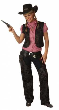 Wild West Chaps Damen Cowboy Karneval Fasching