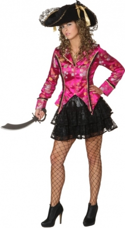 Piratin de Luxe Jacke Mottoparty Karneval Fasching