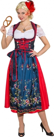 Dirndl Trachtenkleid (Kleid gefüttert,Schürze,Bluse) auch Übergröße 52