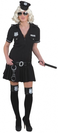 Police Girl Damenverkleidung Faschingskostüm Mottoparty Kostümfest