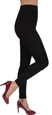 Thermoleggings schwarz Damenleggings Party Disco Leggings