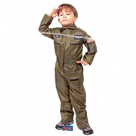 Pilot Kinderpilot Jetpilot Flieger Bundeswehr Gr. M (6-8 Jahre)