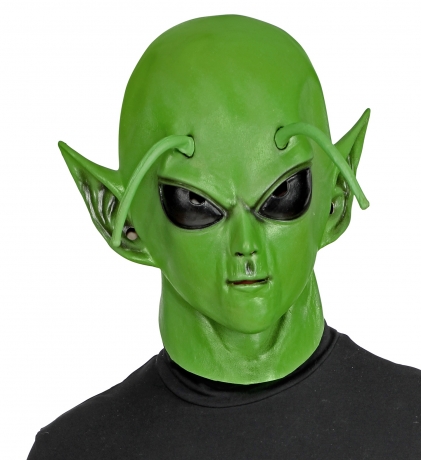 Alien Alienmaske Vollkopfmaske Außerirdischer Marsmännchen