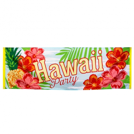 Banner Hawaii Party Dekoration Cocktailbar Poolparty Strandbar Aloha