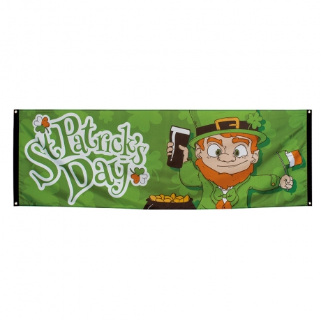 Banner St Patricks Day Dekoration Irischen Feiertag Fahne Motto-Party