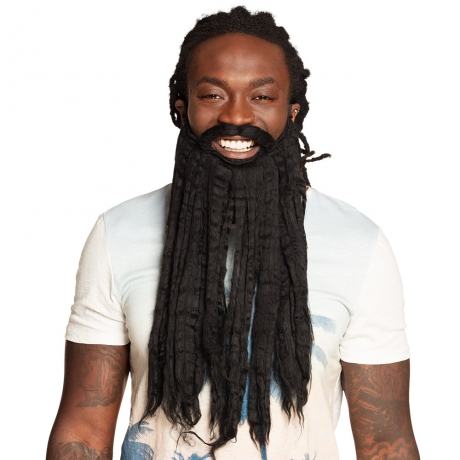 Bart Rastaman Vollbart schwarz Reggae Jamaika Dreadlocks Festival