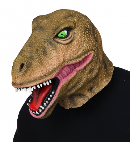 Dino Dinosaurier Tyrannosaurus Rex Ganzkopfmaske