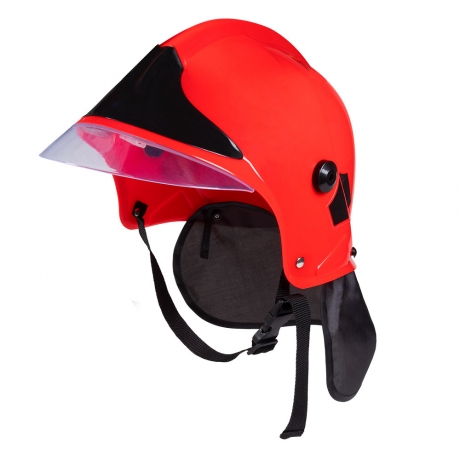 Feuerwehr Feuerwehrhelm rot Erwachsene Größenverstellbar