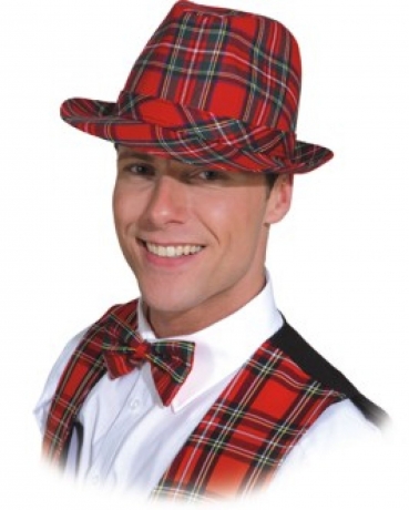 Fliege Karofliege Schotte Schottenfliege Schottenmuster