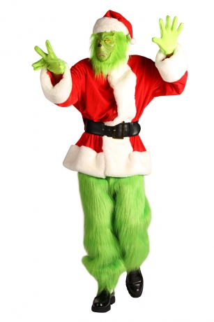 Grünes Weihnachtskostüm Grünes Monster böse Weihnachten
