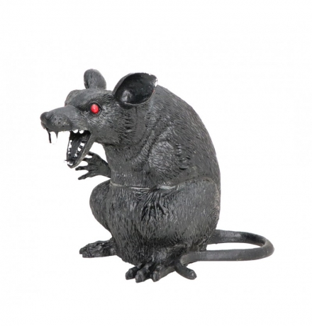 Große Ratte Halloweendekoration Kunststoffratte künstliche Ratte