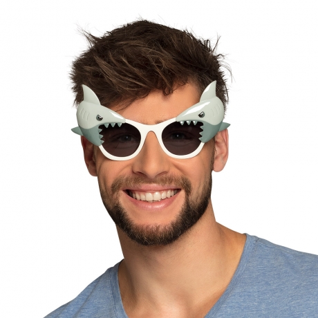 Hai Haibrille Shark Partybrille Festival Schlefaz Spaßbrille