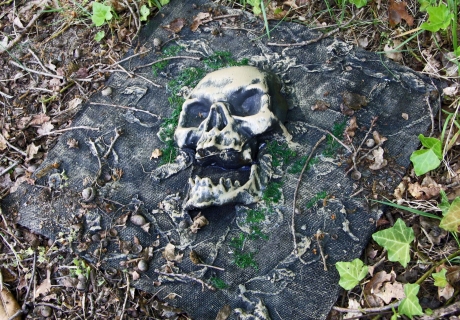 Halloween Bodenmatte 3 dimensionaler Horrodekoration Skelett