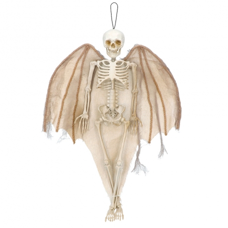 Halloweendekoration Skelett mit Flügel Knochengerüst Geister Gespenster