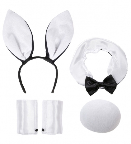 Hase Bunny-Set Osterhase Häschen 5 teilig Party Out-Fit