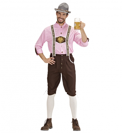 Kostüm Bayer Seppel Trachtenhose Trachtenhemd Volksfest