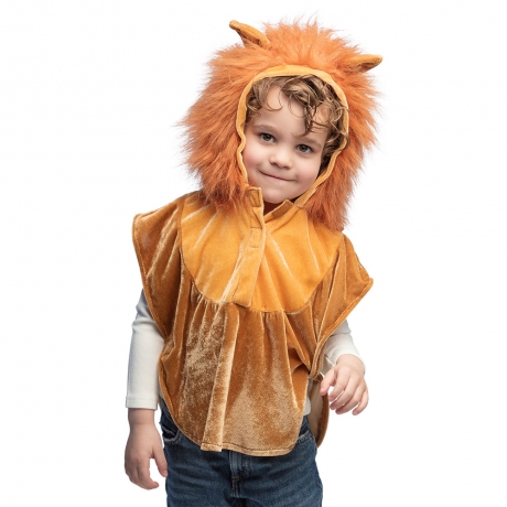 Löwe Löwenkostüm Poncho Lion Karnevalkostüm Halloween