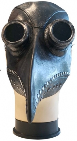 Maske Pestdoktor Vintage Schnabelmaske Rabe Krähe Cosplay LATEX