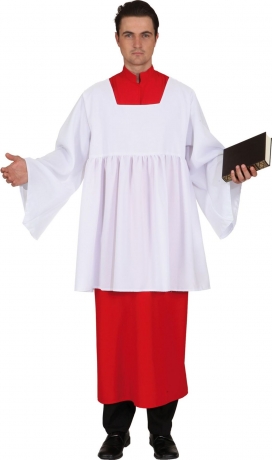 Messdiener Priester Kirchenkostüm
