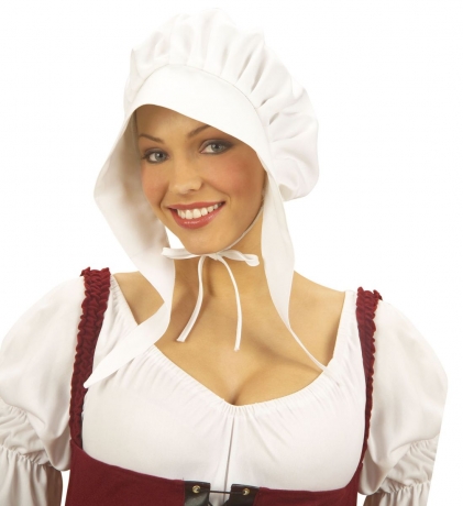 Mittelalterhaube Nostalgie Kolonialhaube Magd Bäuerin