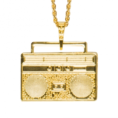 Prollschmuck Rapper Halskette Ghetto Blaster Hiphop