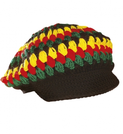 Reggae Häkelmütze Bob Mehrfarbig Jamaika