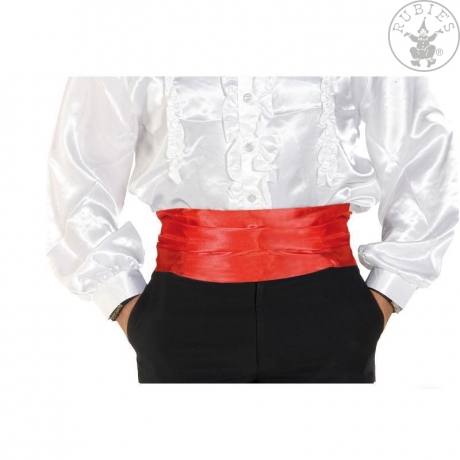 Schärpe Kummerbund rot Bauchbinde