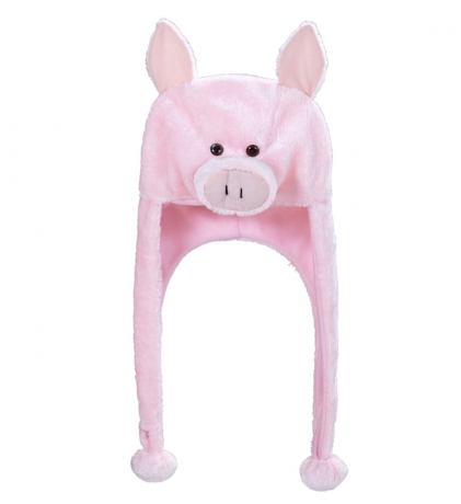 Schweinehut Tiermütze Schweinemütze Schwein Ferkel